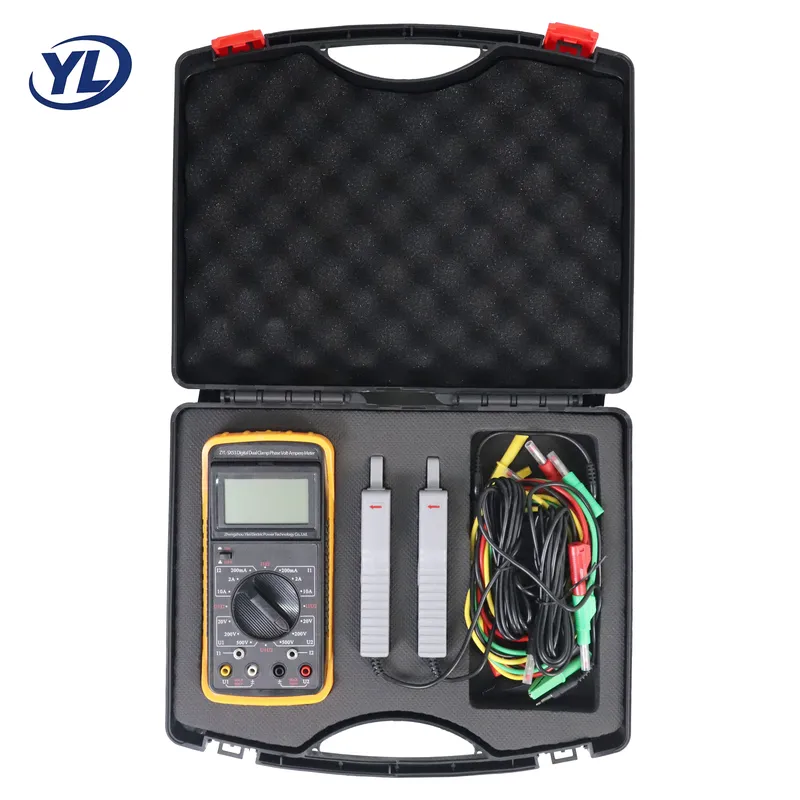 Power Tools Vector - ZYL-SX53 Hochpräzises Digitales Dual-Klemmen-Phasen-Volt-Ampere-Messgerät für Transformator-Vektordiagramm-Analyse