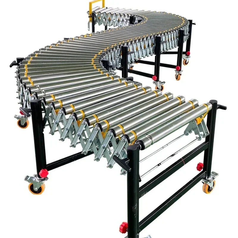 Power Tools Logistics - Elektrische Teleskop-Rollenförderanlage für Expresslogistik und Sortierung