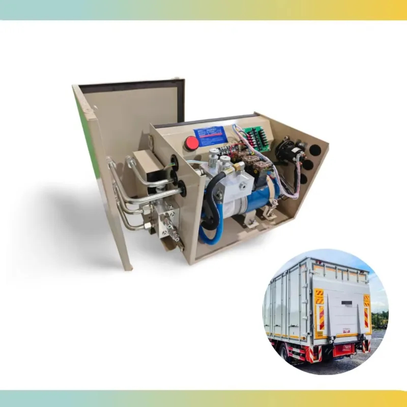 Power Tools Logistics - Hochleistungs-Hydraulikaggregat mit Überlastschutz für LKW-Hebebühnen und