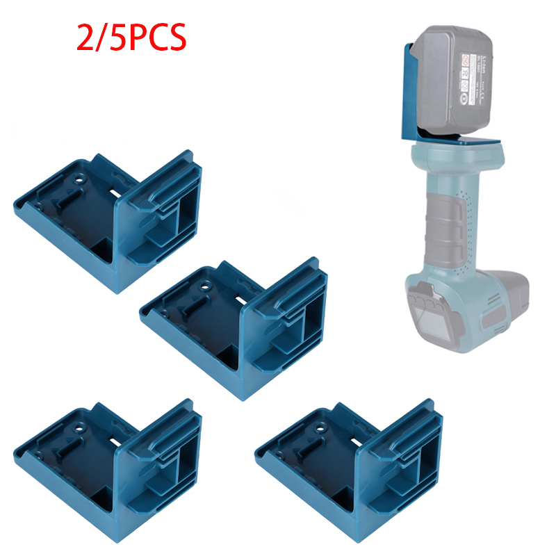Power Tools Rack - 1/2/5er-Pack Akku-Halterung für Elektrowerkzeuge, 2-in-1-Ständer für