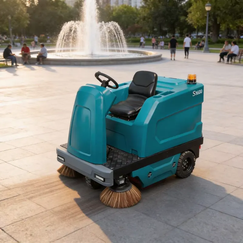 Power Tools Logistics - Leistungsstarker GIYO S1600 Aufsitz-Industriereiniger mit Großantriebsmotor
