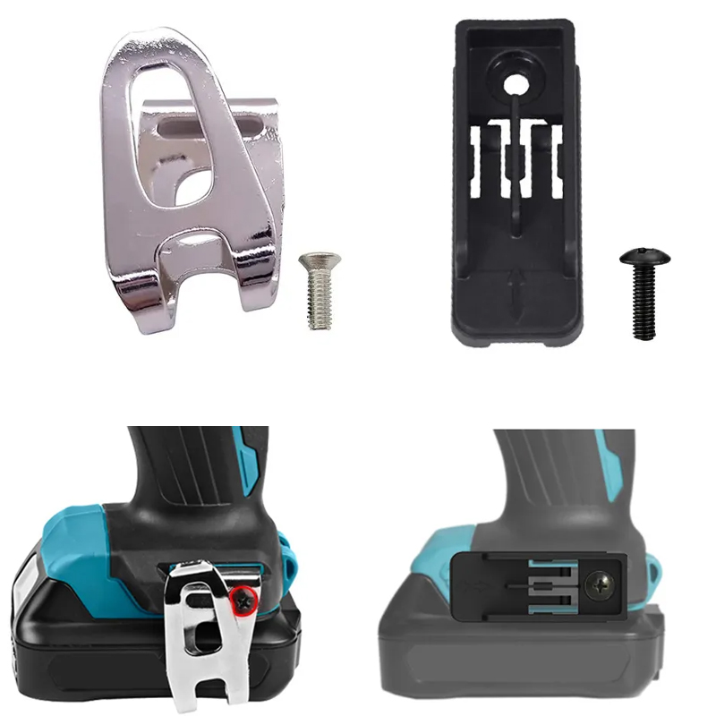 Power Tools Rack - Bithalter-Gürtelhaken mit Schraube für Makita 346317