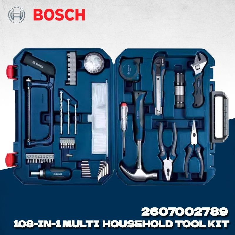 Power Tools Tool Box - BOSCH 2607002789 108-teiliger Haushalts-Multifunktions-Werkzeugkasten Bosch Handwerkzeug-Set