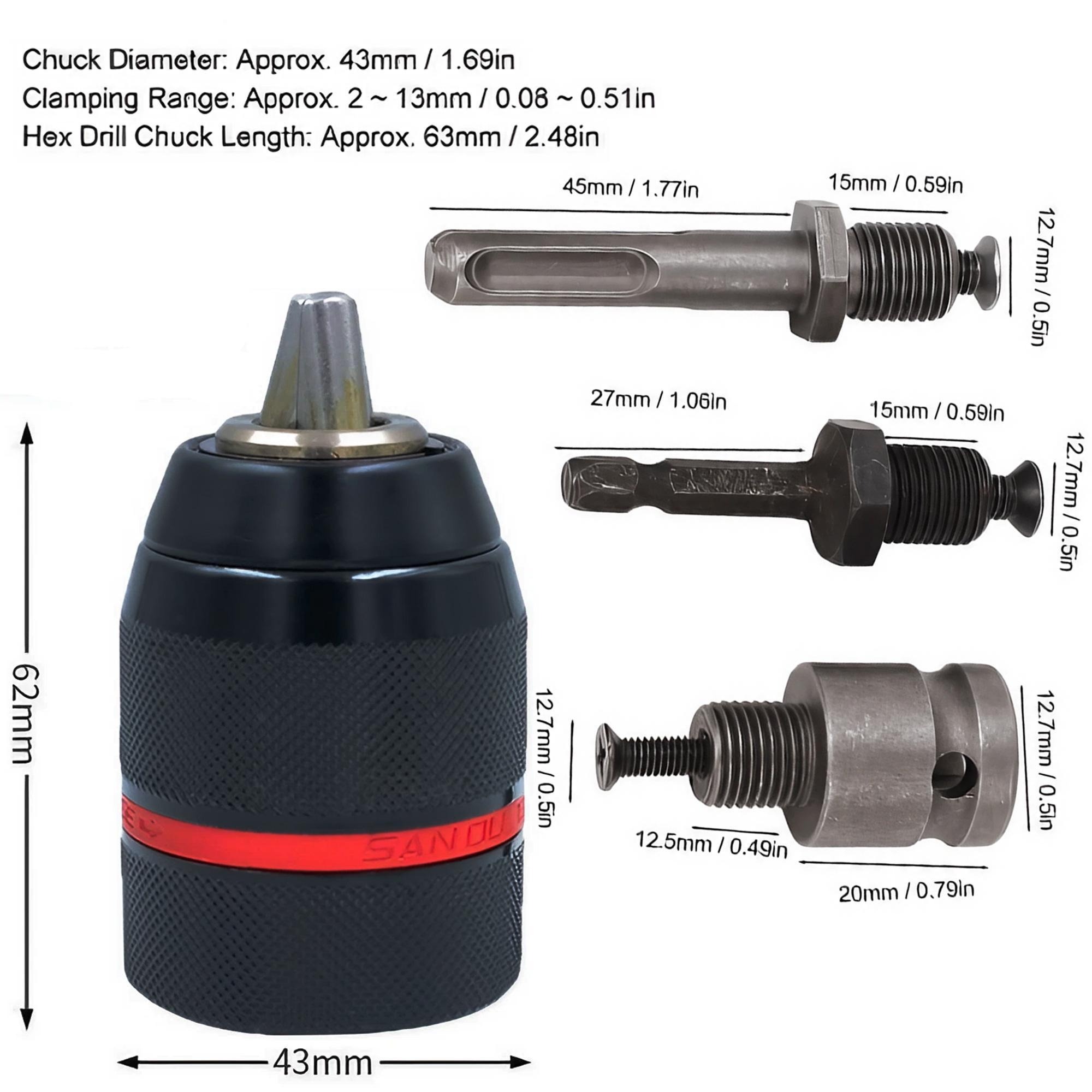 Schlüsselloses Bohrfutter, Hoc – Power Tools In Construction Bewertung und Preis