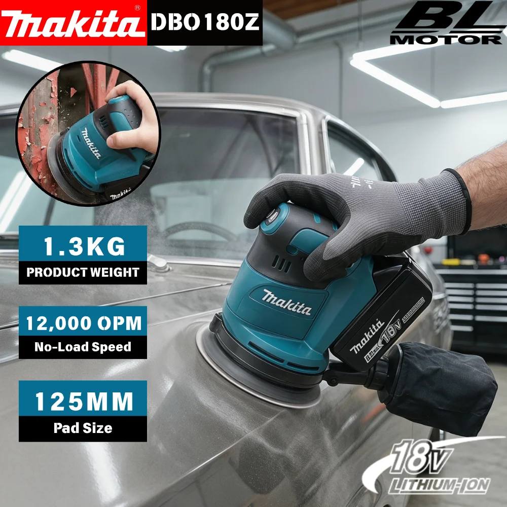 Makita DBO180 Akku-Exzentersch – Random Orbital Sander Bewertung und Preis