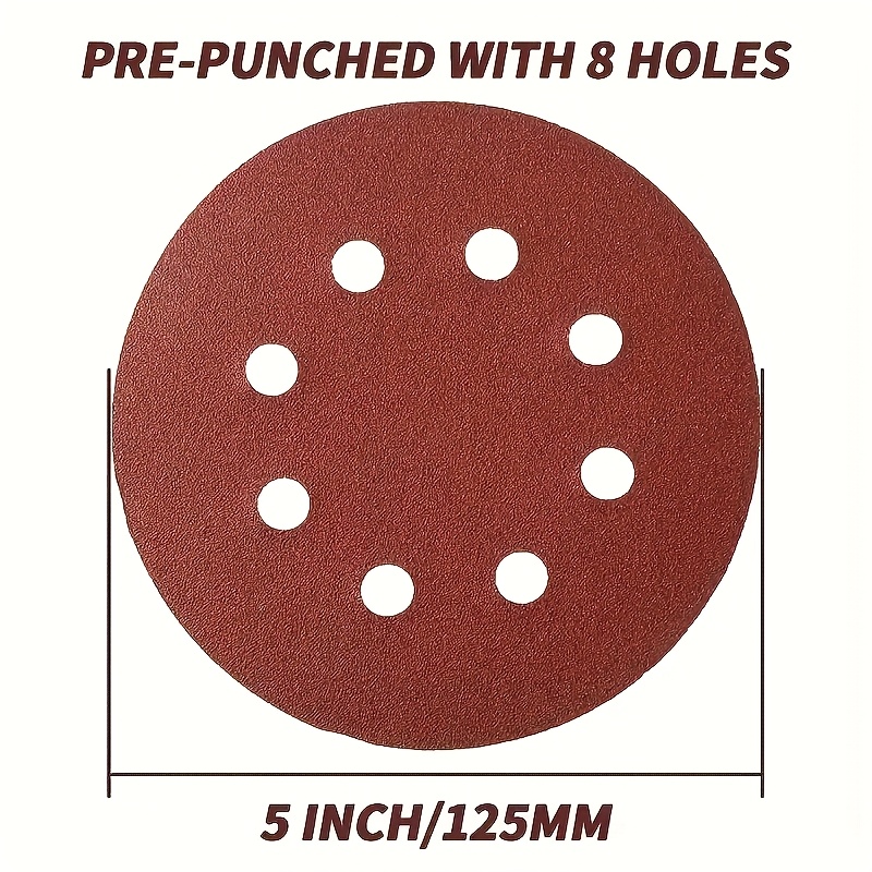 100 Stück 5-Zoll-Schleifpapier – Random Orbital Sander Bewertung und Preis