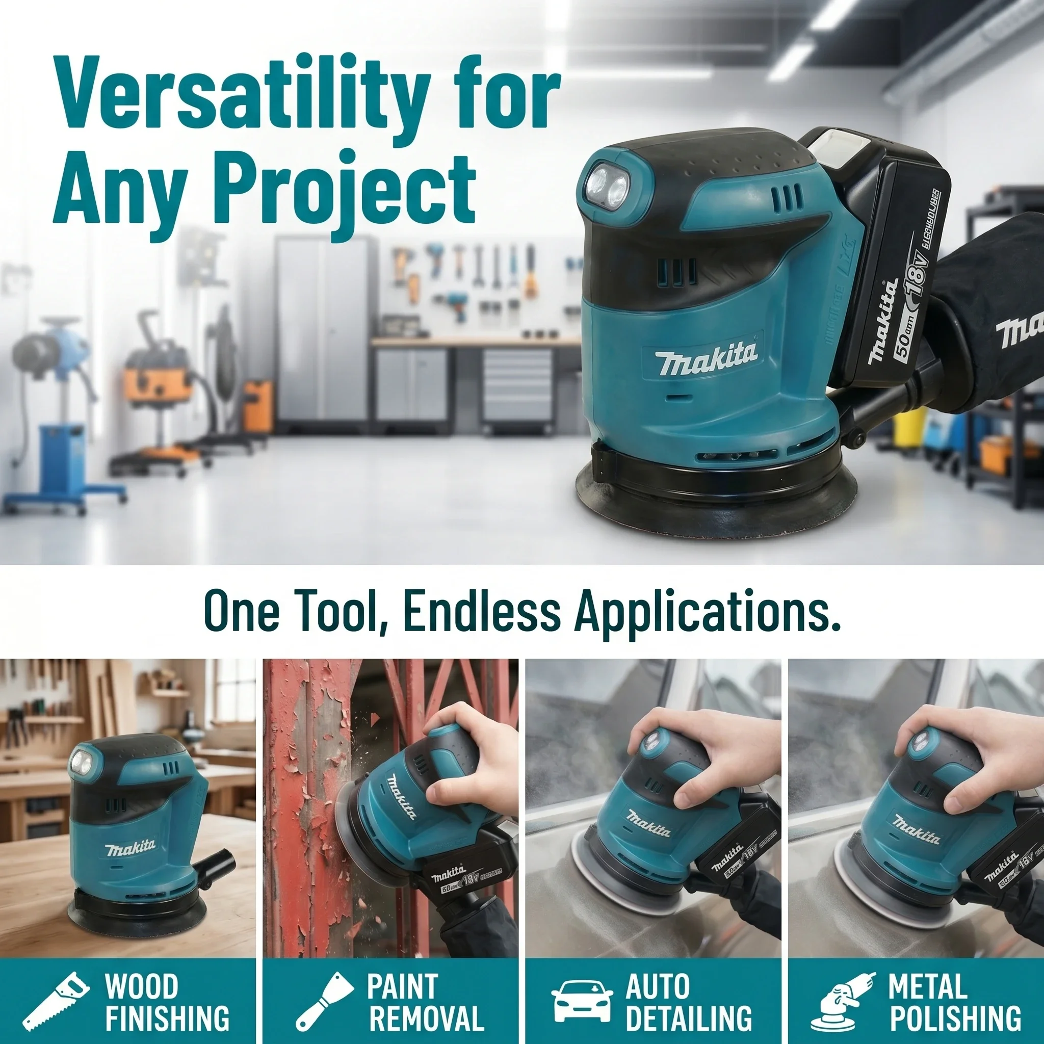 Makita DBO180Z 18V Bürstenlose – Random Orbital Sander Bewertung und Preis