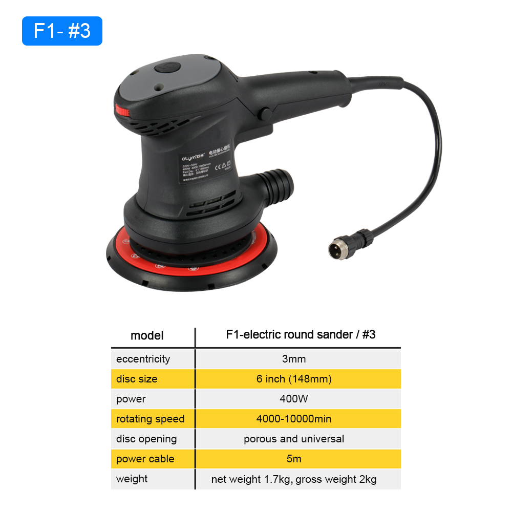 HONGMAI Orbit 3mm Exzenterschl – Random Orbital Sander Bewertung und Preis