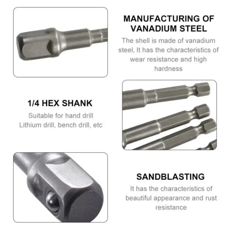 1/4 3/8 1/2 Zoll Sechskant-Boh – Power Tools Quotes Bewertung und Preis